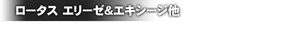 ロータス エリーゼ＆エキシージ